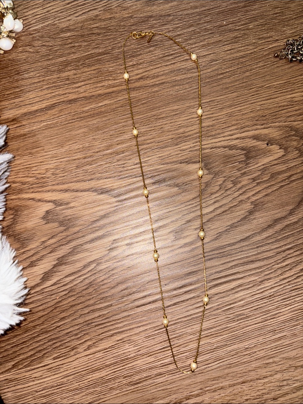 20-Monet Gold Beaded Long Necklace - Women Jewelry